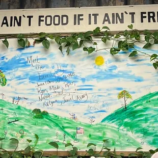 a child&apos;s drawing of a farm