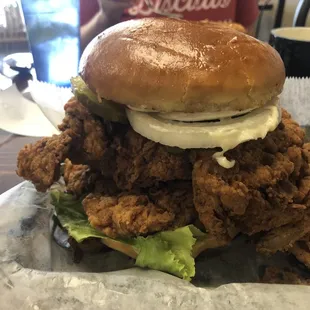Tried the Pork Tenderloin stack and eat method -  this was about 7 inches high.