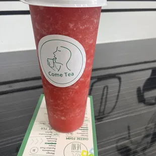 This is a strawberry slush also a 10/10