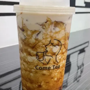 Brown sugar bubble milk tea