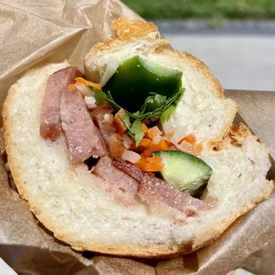 Roasted Pork Sausage Sandwich