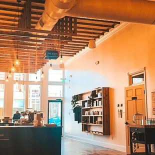 a view of a coffee shop