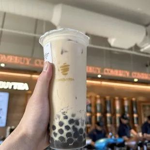 #1 COMEBUYTEA milk tea with bubble and konjac jelly - IG @bougiefoodieboi