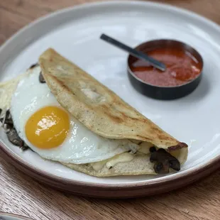 Texas Mushroom Quesadilla