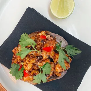 Seafood Tostada