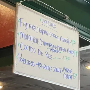 Specials