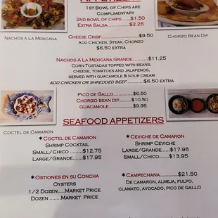 Menu 2022
