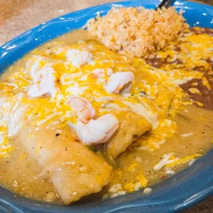 Enchiladas De Camaron
