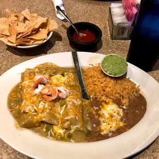 Shrimp Enchiladas