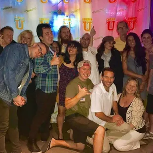 An after show group shot of Comedy U regulars!