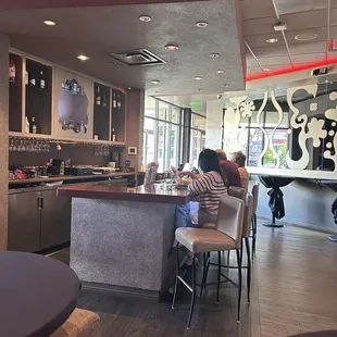 Lila B Bar before the show.