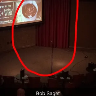 Great seats from up above! Remember, no cameras during the show!