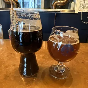 Coffee Stout and Apple Sour