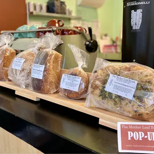 The Mother Loaf Breads Saturday pop-up