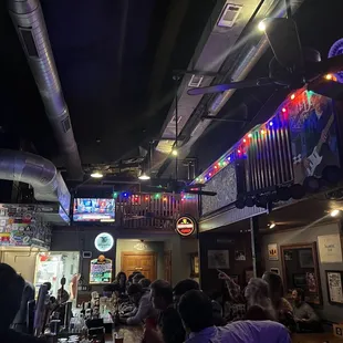 people sitting at the bar