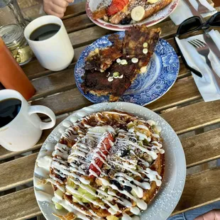 French Toast, Waffle, House Potatoes