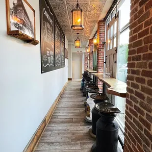 Hallway to the bathrooms