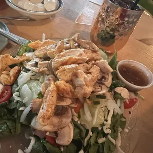 Spinach Bacon Chicken Salad