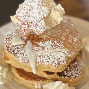 Gingerbread pancakes