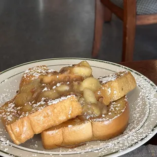 Apple pecan French toast