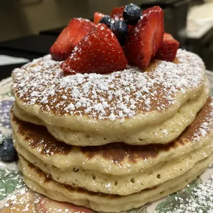 Mixed berry pancakes