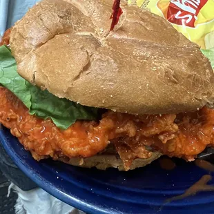 Buffalo chicken sandwich