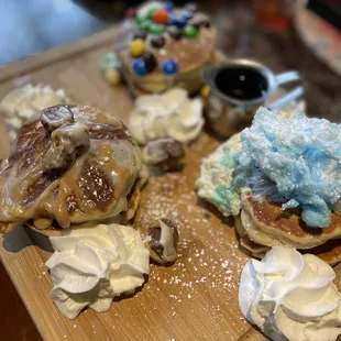 Candy pancake flight