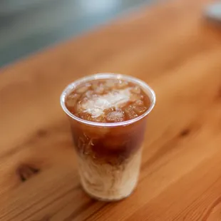 Cold Brew coffee with cream