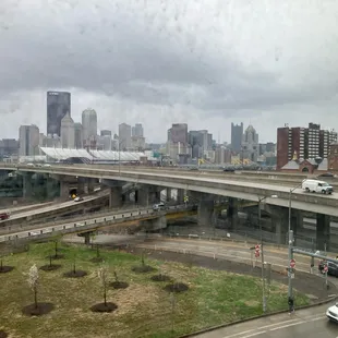 View from my hotel room