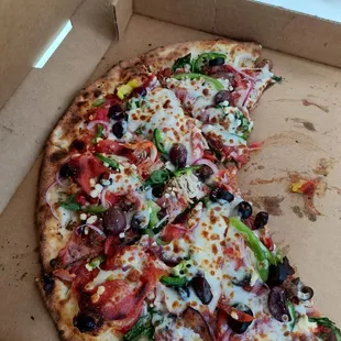 I would have shown the whole pie, but I salvaged what I could!