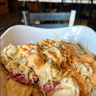 Reuben pierogis