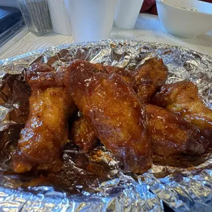 1/2 dozen wings - BBQ and Cajun Dust