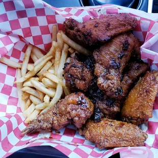 My hubby ordered the spicy wings