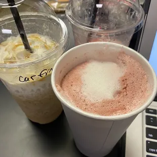 Caramel Frappe, Blackberry Chai