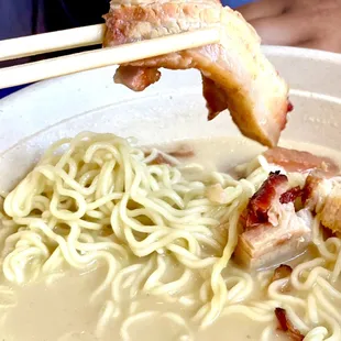 Ramen plain with pork &amp; egg