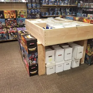 The store itself is pretty big. This is the entire back issue selection.