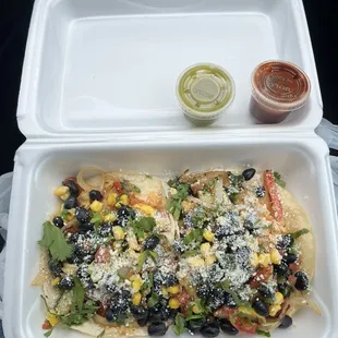 Two (incredible) Veggie tacos