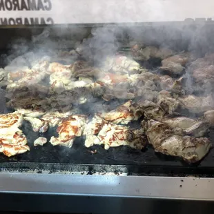 Nuestro pollo para los tacos