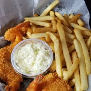Shrimp basket special....dynamite and only $10.95!!!