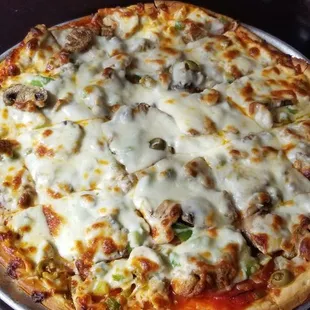 Large Garbage Pizza...loaded with goodies!!!