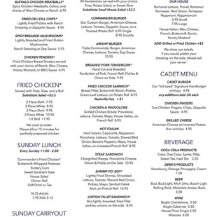 Here is the newest menu! If you like Nashville hot chicken, you can add it the pieces of fried chicken.