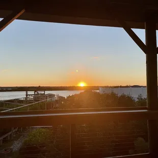 View from Commanders Outpost-behind Commanders restaurant!