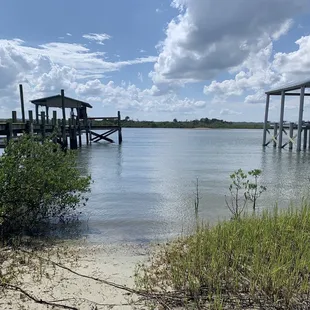 The view on the back of the property.
