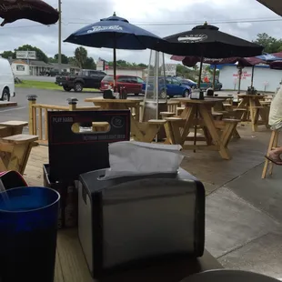 Nice outside area with breeze.