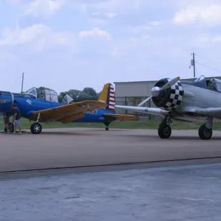 They do have air shows, but this picture was taken on a regular Saturday.