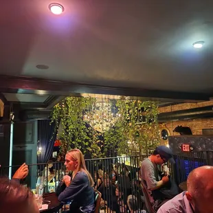 a group of people sitting at a table