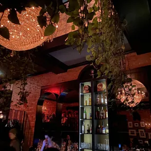 people sitting at the bar