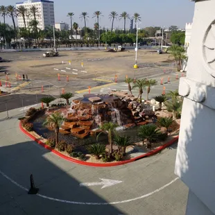 Phase two, just outside the main entrance and commerce cafe