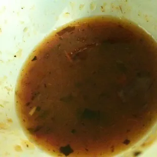 I know it may look wierd but this sauce they make ia bomb!!!!! Right on the money!!!