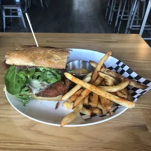 Crispy Pork Chop Sandwich